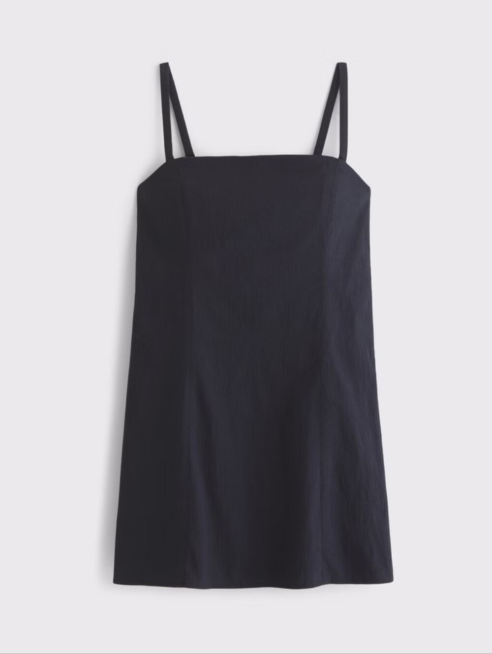 Abercrombie Square Neck Mini Dress Skort Black XS